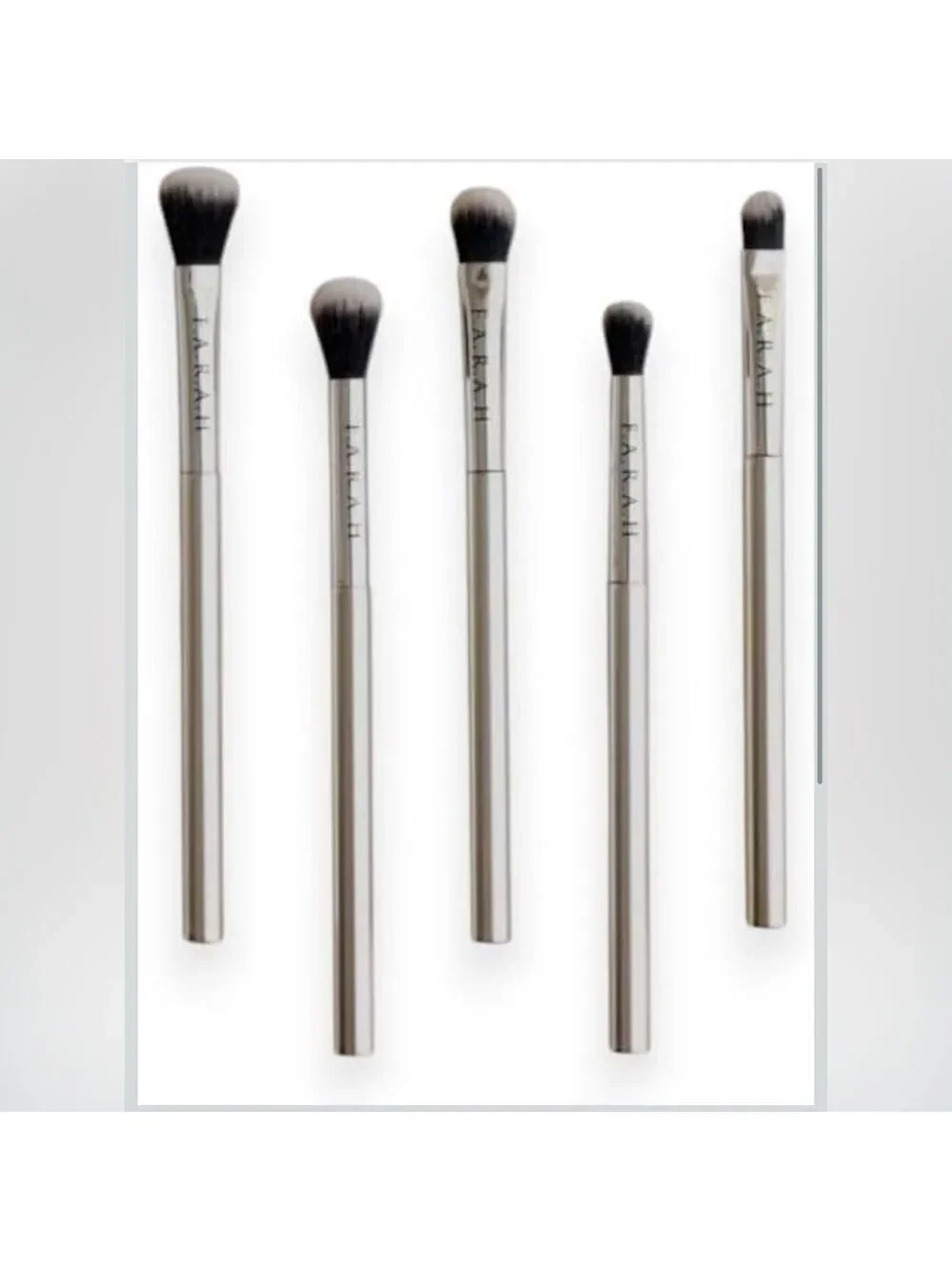 F.A.R.A.H Silver Makeup Eye Perfection Brush Set